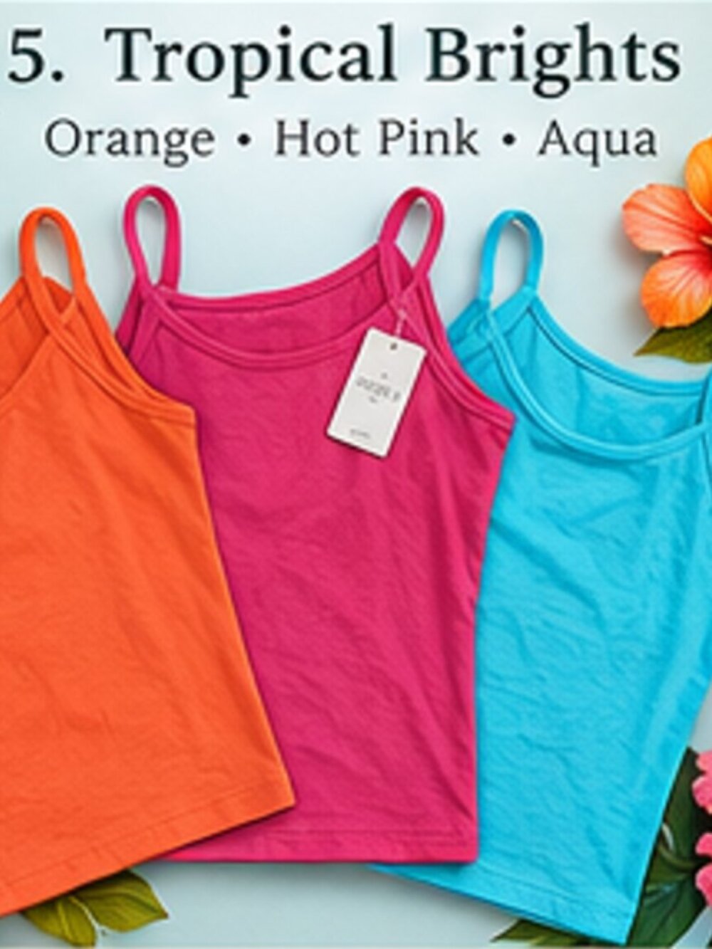 Forever 21 Plus 3X NWT Camisole Tank Top 3-Pack – Tropical Brights